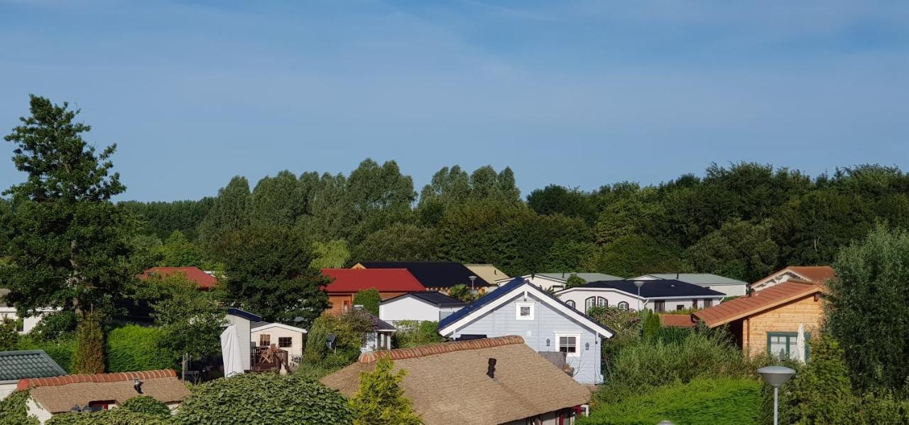 Villa Emilia - Gemütliches kinderfreundliches Blockhaus mit umzäuntem Garten Sint Annaland Exterior foto
